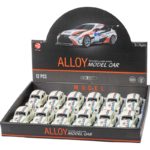 Ρετρό Αυτοκίνητο Pullback Με Ανοιγόμενες Πόρτες Μηχανή Πορτ-Μπαγκάζ 12 εκ. 12άδα