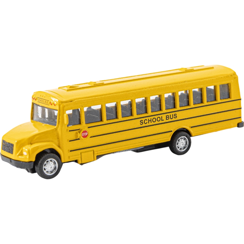 Σχολικό Λεωφορείο Pullback Μεταλλικό 14 εκ. 12άδα