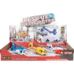 Ελικοπτεράκι Με Φώς Και Ηχο Με Περιστροφή Ελικα 21 εκ. 3χρ. 6άδα