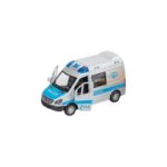 Οχημα Ασθενοφόρο Με Φώτα Και Ηχους 13 εκ. 4σχ. 12άδα