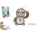 Χαριτωμένο Αρκουδάκι Με Φωτεινά Και Χρωματιστά Κουμπιά 21 εκ.