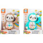 Χαριτωμένο Αρκουδάκι Με Φωτεινά Και Χρωματιστά Κουμπιά 21 εκ.