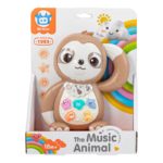 Χαριτωμένο Αρκουδάκι Με Φωτεινά Και Χρωματιστά Κουμπιά 21 εκ.