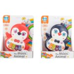 Χαριτωμένο Πιγκουινάκι Με Μεγάλα Μάτια Και Χρωματιστά Πλήκτρα