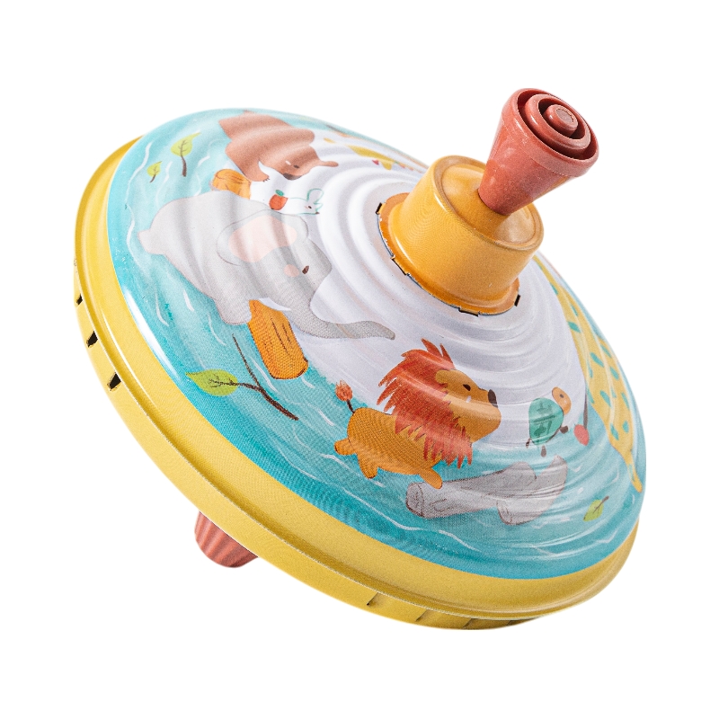 Μεταλλική Σβούρα Αγρια Ζώα 19 εκ.