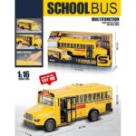 Σχολικό Λεωφορείο Με Τριβή Φώτα Και Ήχους 28 εκ.