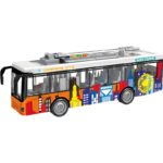 Αστικό Λεωφορείο Με Τριβή Φώτα Και Ήχους 29 εκ.