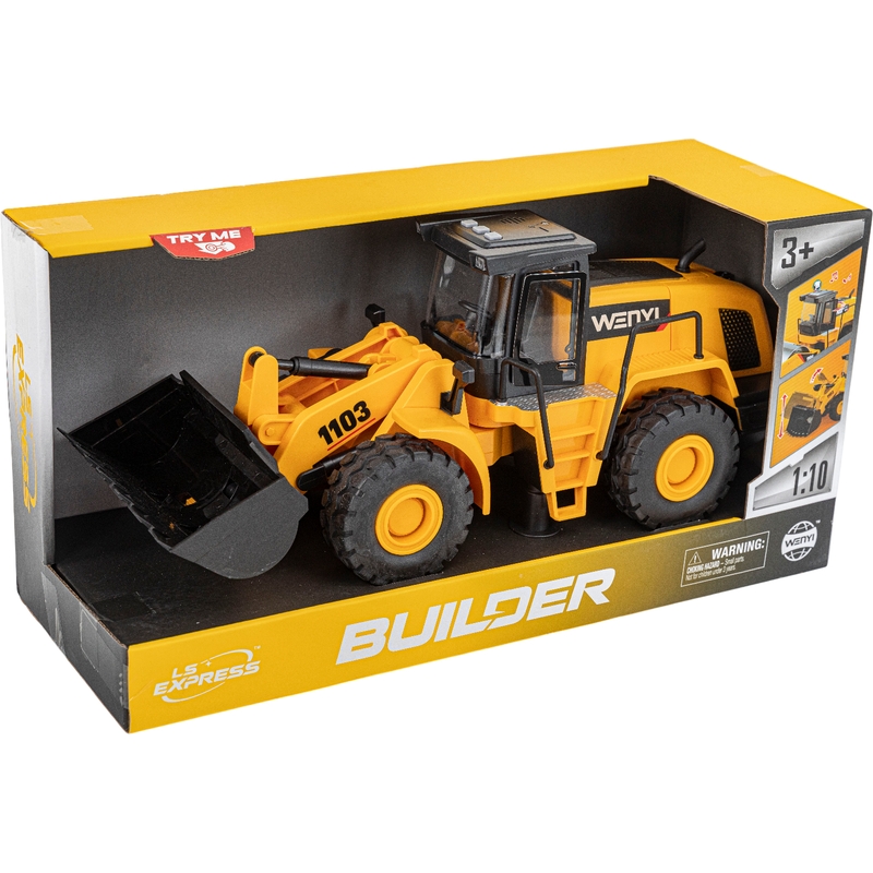 Φρίξιον Μπουλντόζα Σε Κλίμακα 1:10 Με Κινητό Μπροστινό Μέρος Φώτα Και Ηχους 41,50 εκ.