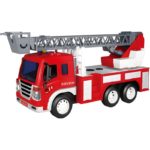 Πυροσβεστικό Όχημα Τριβής Με Σκάλα Φώτα Και Ήχους 23 εκ.