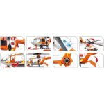 Φρίξιον Ελικόπτερο Διάσωσης Με Κινητούς Έλικες Φώτα Και Ηχους 30 εκ.