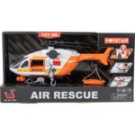 Φρίξιον Ελικόπτερο Διάσωσης Με Κινητούς Έλικες Φώτα Και Ηχους 30 εκ.