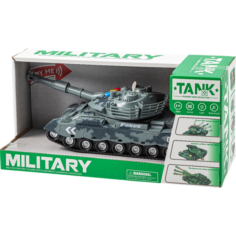 Στρατιωτικό Τανκ Τριβής Με Φώτα Και Ήχους 33 εκ.