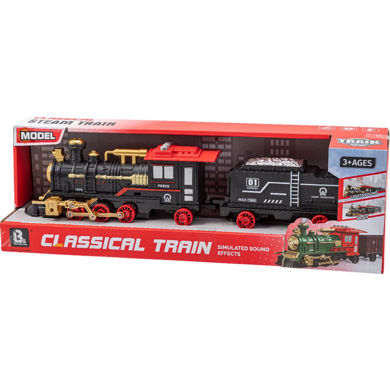 Τρένο Τριβής Με Βαγόνι Φώτα Και Ήχους 39 εκ.