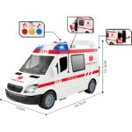 Ασθενοφόρο Τριβής Με Φώτα Και Ήχους 28 εκ.