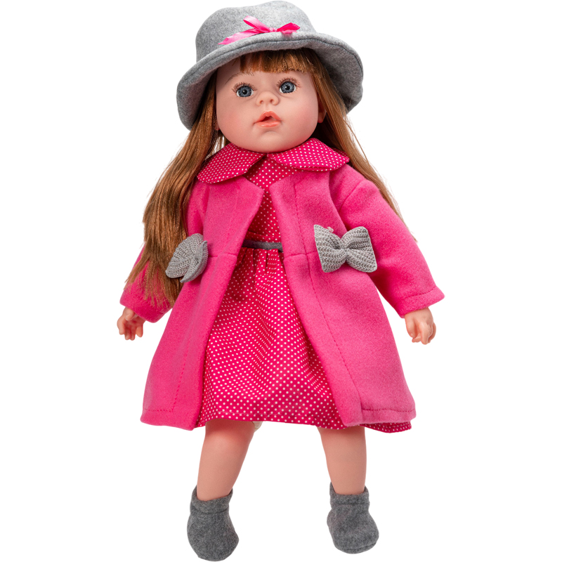 Η Κουκλίτσα μου V2 46εκ μιλάει Ελληνικά 4 φράσεις, γαζωμένα μαλλιά, γαζωμένα ρούχα