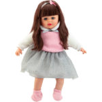 Η Κουκλίτσα μου V2 46εκ μιλάει Ελληνικά 4 φράσεις, γαζωμένα μαλλιά, γαζωμένα ρούχα