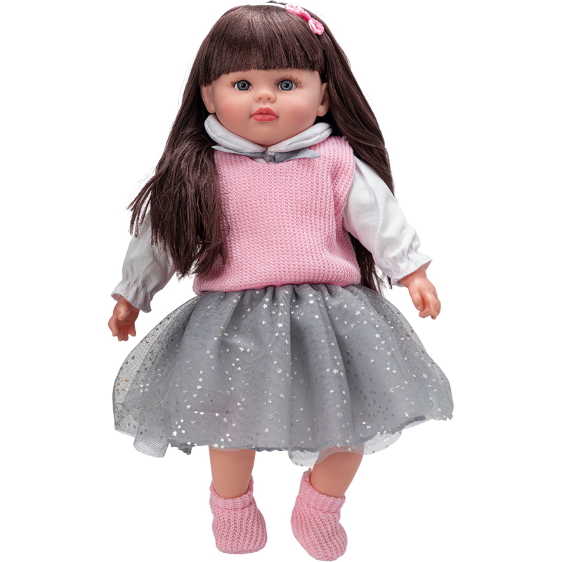 Η Κουκλίτσα μου V2 46εκ μιλάει Ελληνικά 4 φράσεις, γαζωμένα μαλλιά, γαζωμένα ρούχα