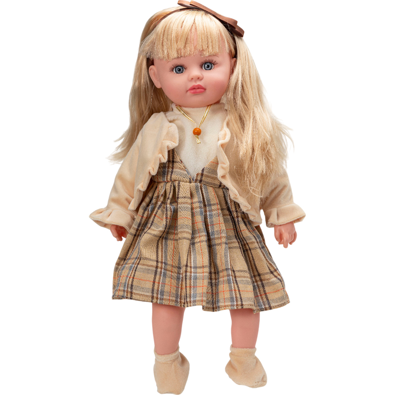 Η Κουκλίτσα μου V2 46εκ μιλάει Ελληνικά 4 φράσεις, γαζωμένα μαλλιά, γαζωμένα ρούχα