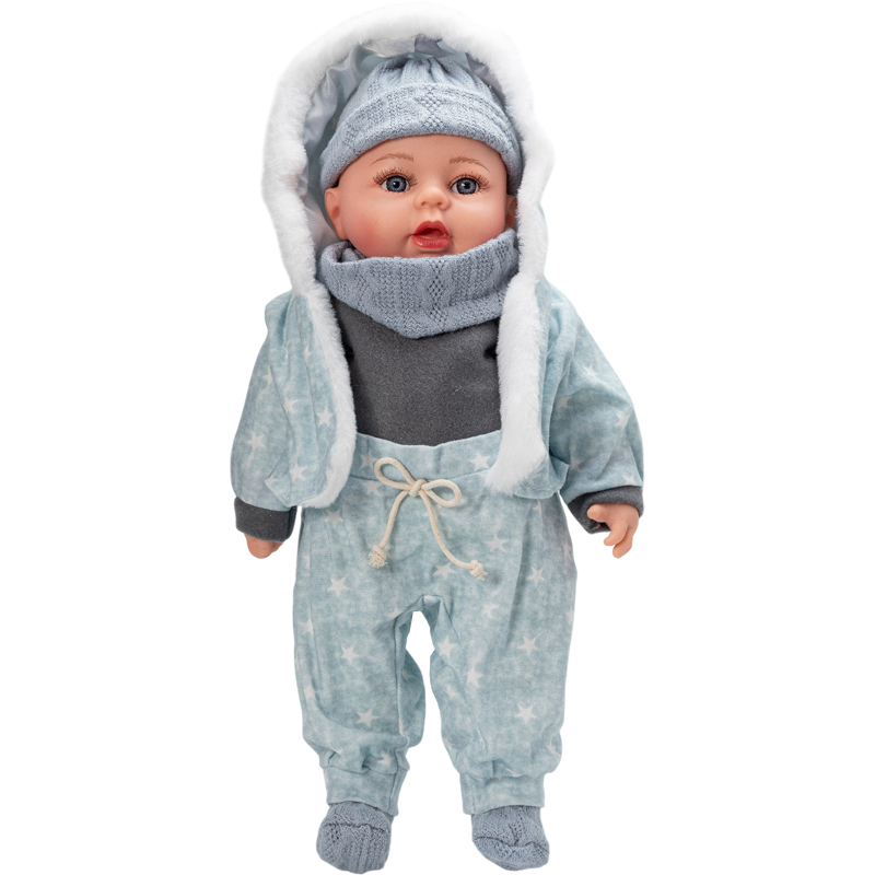 Αγόρι Η Κουκλίτσα μου V2 46εκ Κλαίει Γελάει Μπαμπά Μαμά Γαζωμένα ρούχα