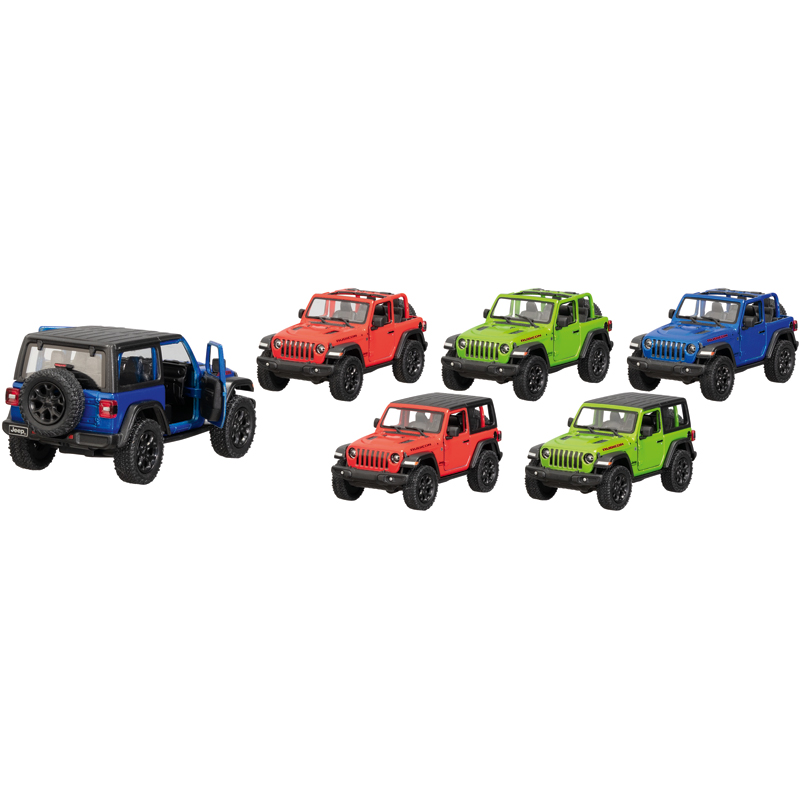 Jeep Wrangler Με Χρώματα 6 σχέδια 13 εκ. 12άδα