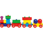 Τρένο ξύλινο με μαγνητικούς συνδέσμους 25εκ