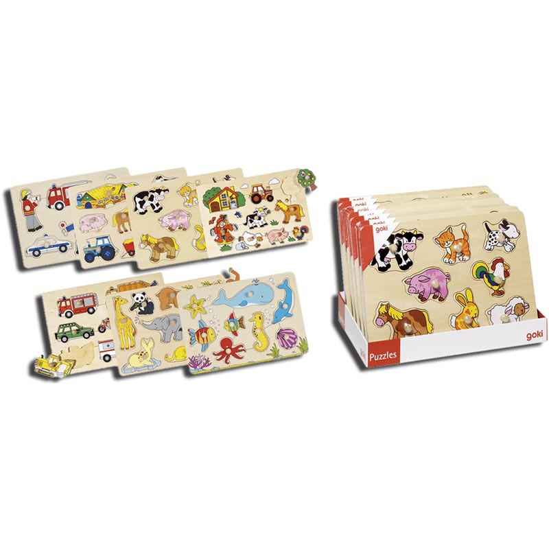 Ξύλινο πάζλ 7-8 εικόνες 31,5Χ18,5εκ 7άδα