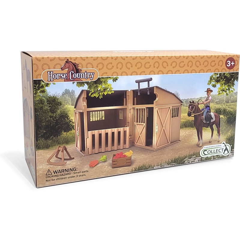 Στάβλος Με Αναβάτρια - Αλογο Και Αξεσουάρ