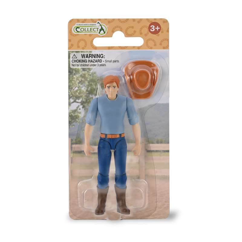 Αναβάτης Χόμπι Με Καουμπόϊκα Καπέλο