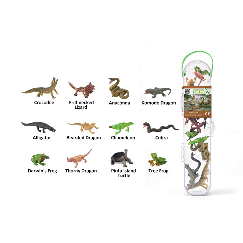 CollectA Κασετίνα με Μίνι Ερπετά και Αμφίβια