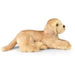Rappa Λούτρινος Σκύλος Golden Retriever Ξαπλωτός 32 εκ. Eco-Friendly (183254)