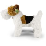 Rappa Λούτρινος Σκύλος Fox Terrier Ασπρο 30 εκ. Eco-Friendly (192256)