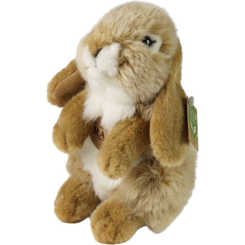 Rappa Λούτρινος Λαγός Μπέζ 18 εκ. Eco-Friendly (201835)