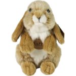 Rappa Λούτρινος Λαγός Μπέζ 18 εκ. Eco-Friendly (201835)