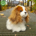 Rappa Λούτρινος Σκύλος King Charles Spaniel Καθιστό 25 εκ. Eco-Friendly (203044)