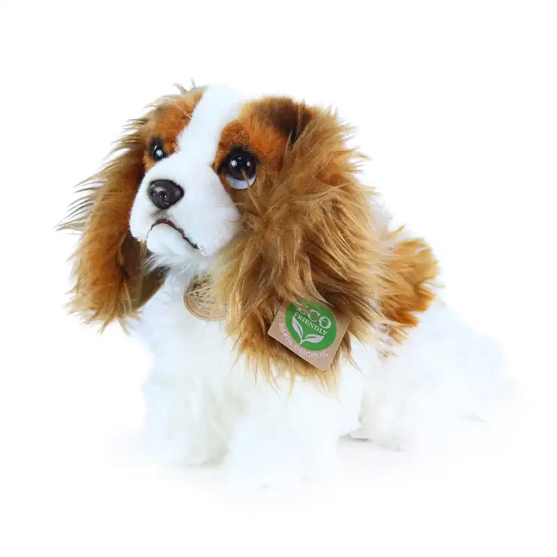 Rappa Λούτρινος Σκύλος King Charles Spaniel Καθιστό 25 εκ. Eco-Friendly (203044)