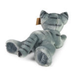 Rappa Λούτρινη Γάτα Ξαπλωτή Γκρί 30 εκ. Eco-Friendly (203921)