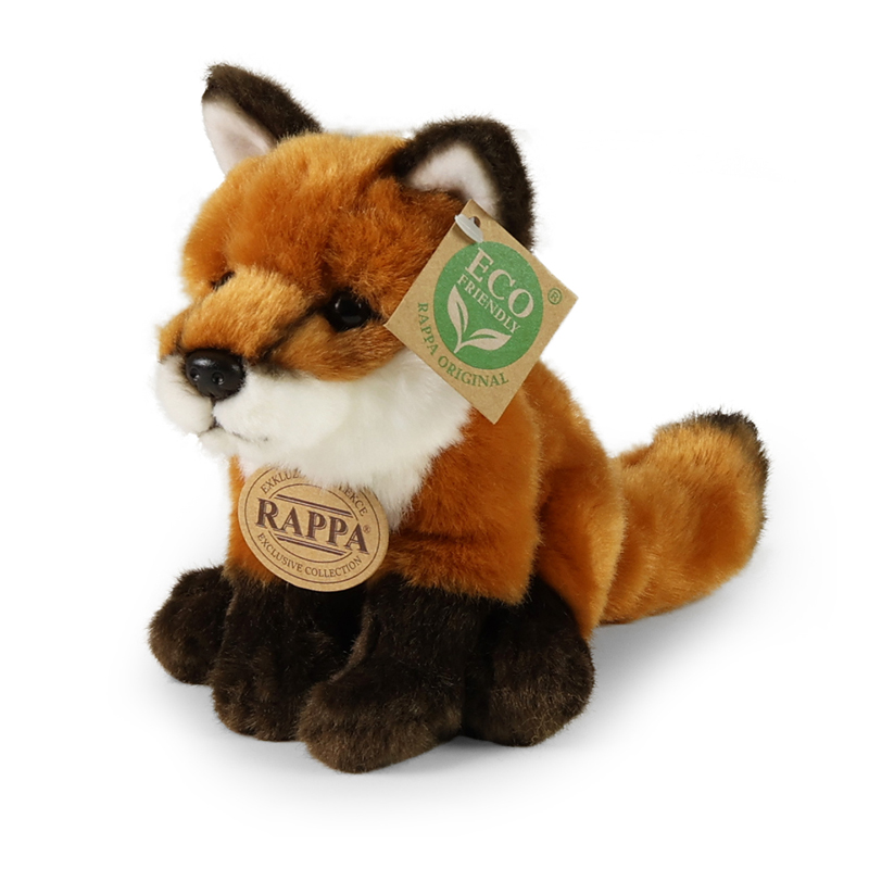 Rappa Λούτρινη Αλεπού Καθιστή 18 εκ. Eco-Friendly (206137)