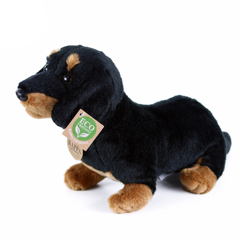 Rappa Λούτρινος Σκύλος Ντάκσχουντ 30 εκ. Καθιστός Eco-Friendly (207547)
