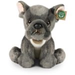 Rappa Λούτρινος Σκύλος French Bulldog Καθιστό 26 εκ. Eco-Friendly (208926)
