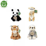 Rappa Λούτρινο Αγριο Ζώο Καθιστό 15 εκ. Eco-Friendly 4 Σχέδια (208971)