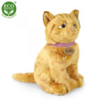 Rappa Λούτρινη Γάτα Ανοιχτό Καφέ Καθιστή 25 εκ. Eco-Friendly (209534)