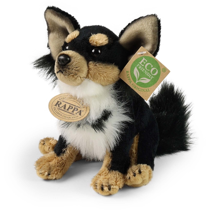 Rappa Λούτρινος Σκύλος Chihuahua Καθιστός 15 εκ. Eco-Friendly (209589)