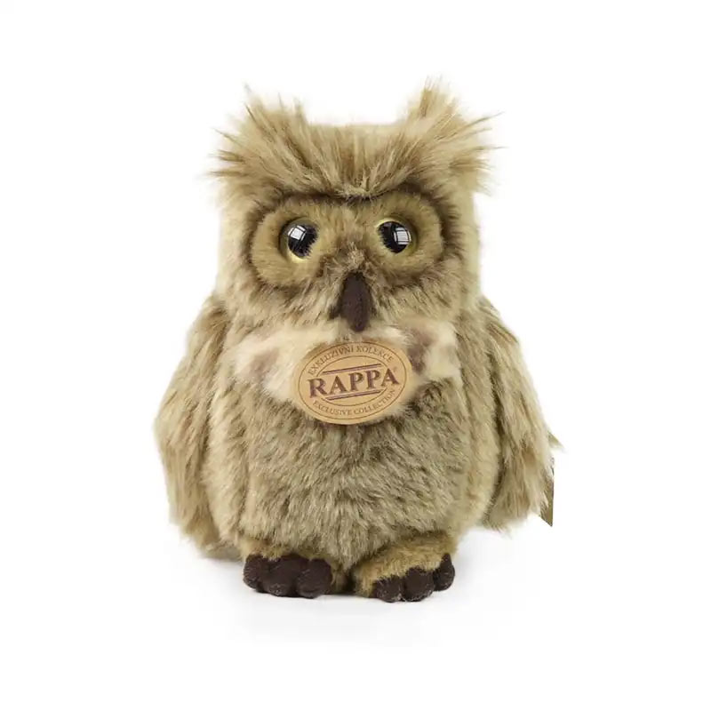 Rappa Λούτρινη Καφέ Κουκουβάγια 17 εκ. Eco-Friendly (209954)