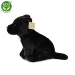 Rappa Λούτρινο Μαύρο Στάνφορντ Μπουλ Τεριέ Καθιστό 30 Εκ. Eco-Friendly (210097)