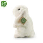 Rappa Λούτρινο Κουνελάκι Ασπρο Ορθιο 18 εκ. Eco-Friendly (210134)