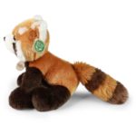 Rappa Λούτρινο Κόκκινο Πάντα Καθιστό 28 εκ. Eco-Friendly (211407)