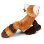 Rappa Λούτρινο Κόκκινο Πάντα Καθιστό 28 εκ. Eco-Friendly (211407)