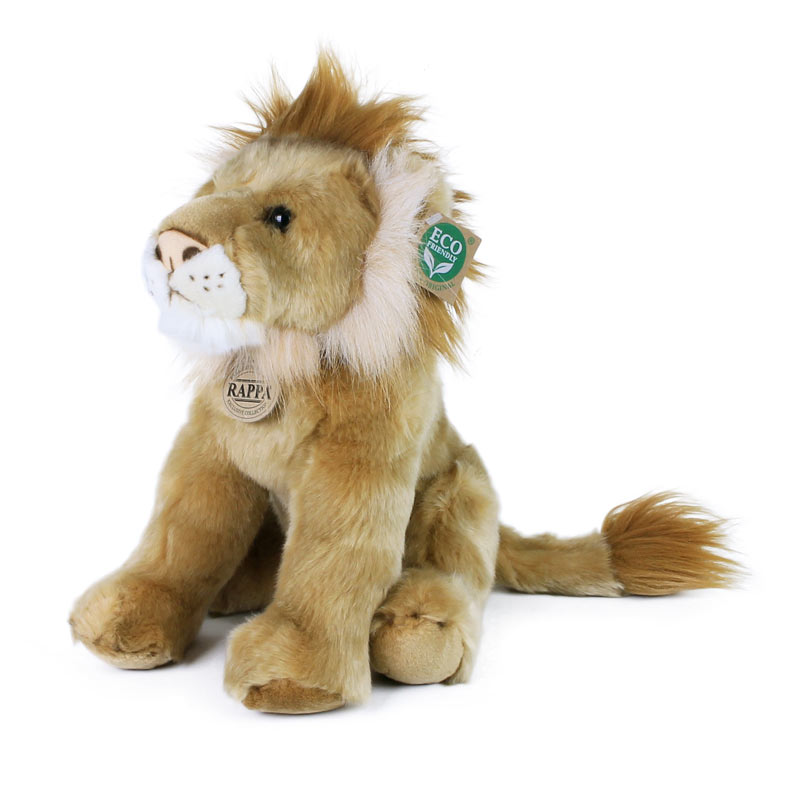 Rappa Λούτρινο Λιοντάρι 30 εκ. Καθιστό Eco-Friendly (211490)