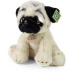 Rappa Λούτρινος Σκύλος Pug 30 εκ. Καθιστός Eco-Friendly (211575)
