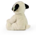Rappa Λούτρινος Σκύλος Pug 30 εκ. Καθιστός Eco-Friendly (211575)